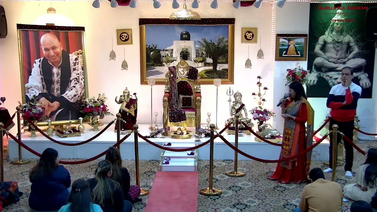 Satsang By Richa Aunty and Rajul - Guruji Ka Ashram - New Jersey - USA - Somerset Temple