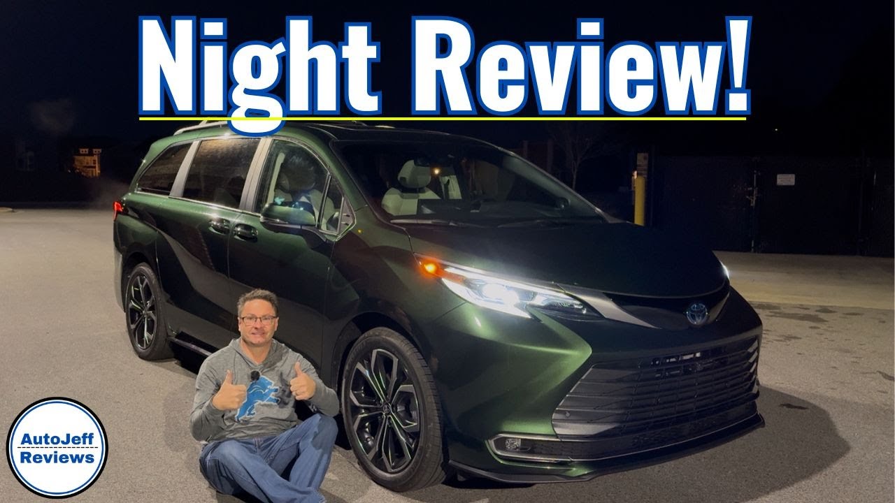 2025 Toyota Sienna Night Review & Drive & Interior Tour!