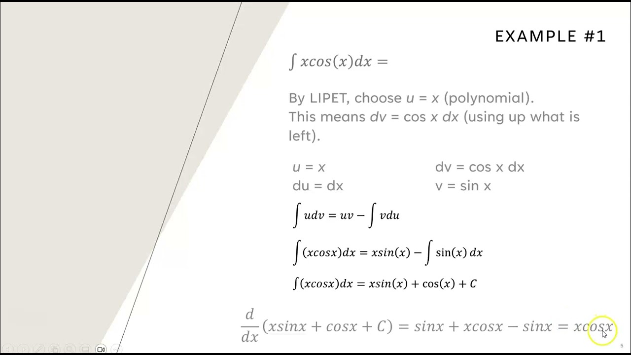Module18b_Integration by Parts