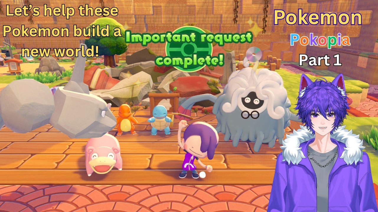 Let's make a paradise for Pokemon! / Pokemon Pokopia / Part 1!