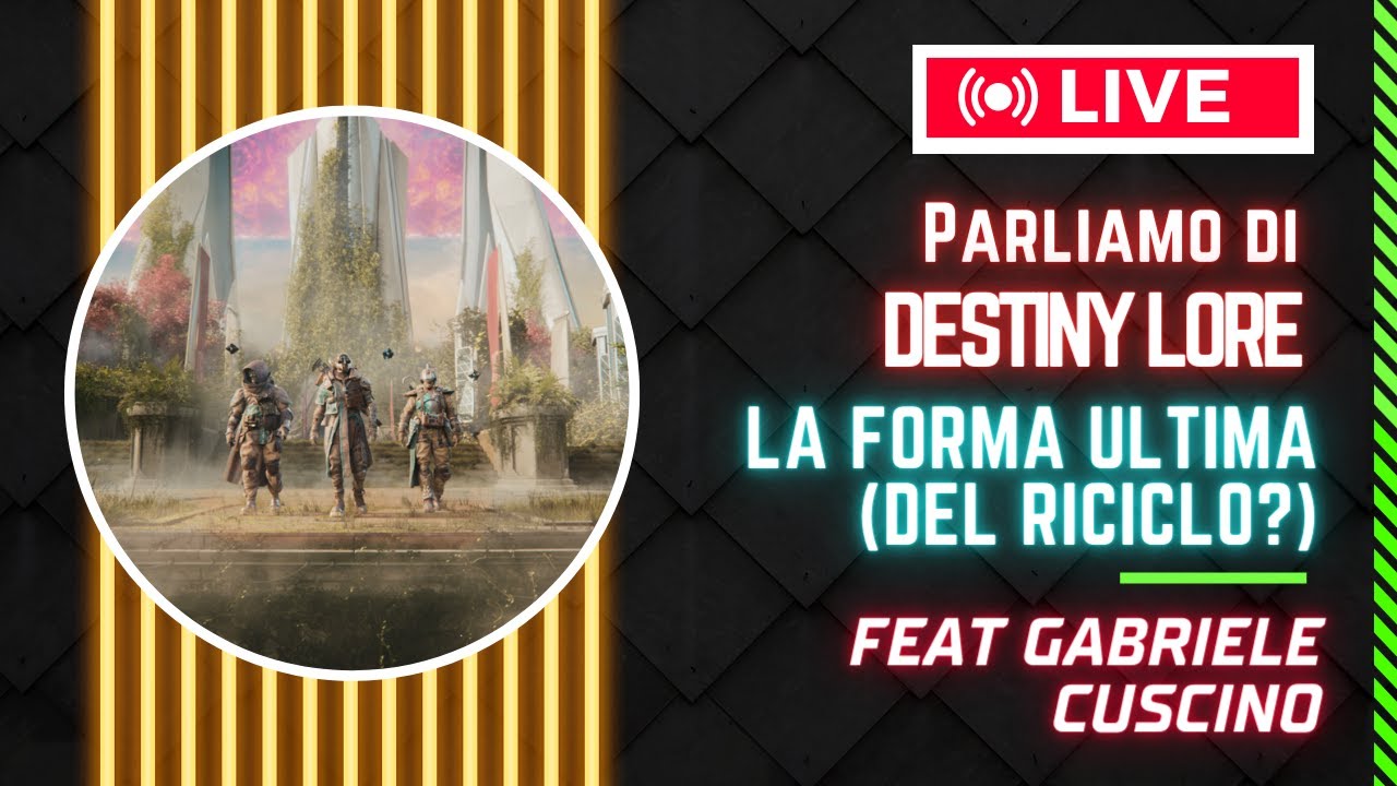 [LIVE] Parliamo di LA FORMA ULTIMA (DEL RICICLO)? feat Gabriele Cuscino