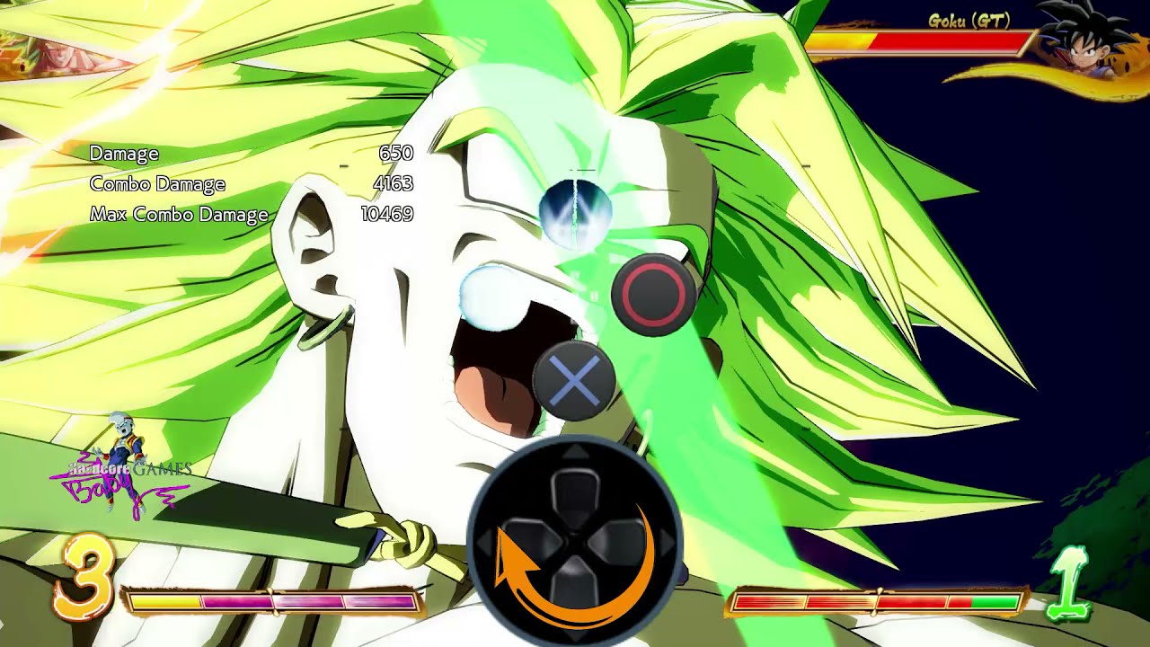 D🅱FZ ➤Broly Z EASY TOD combo solo 100% on-screen inputs!!! Tutorial【 Dragon Ball FighterZ】