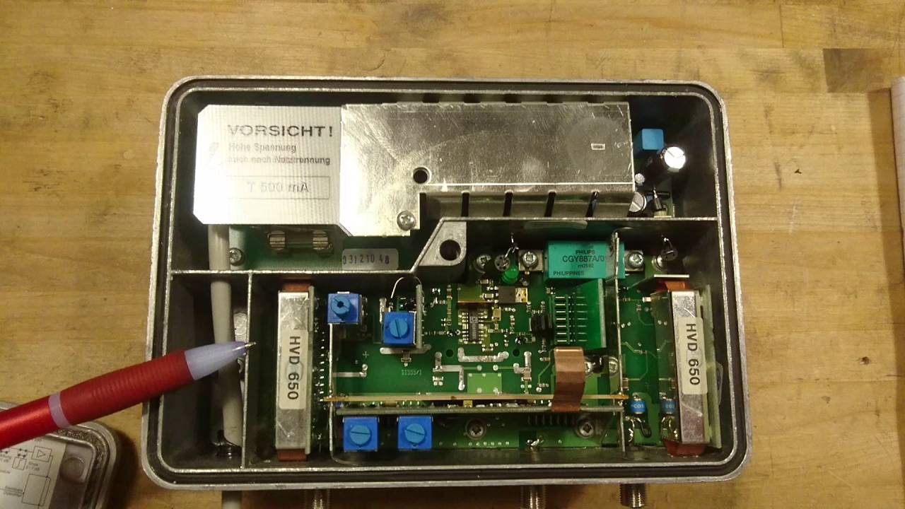Astro HVO-Vario G 38, Teardown of a 862 MHz Cable TV Amplifier