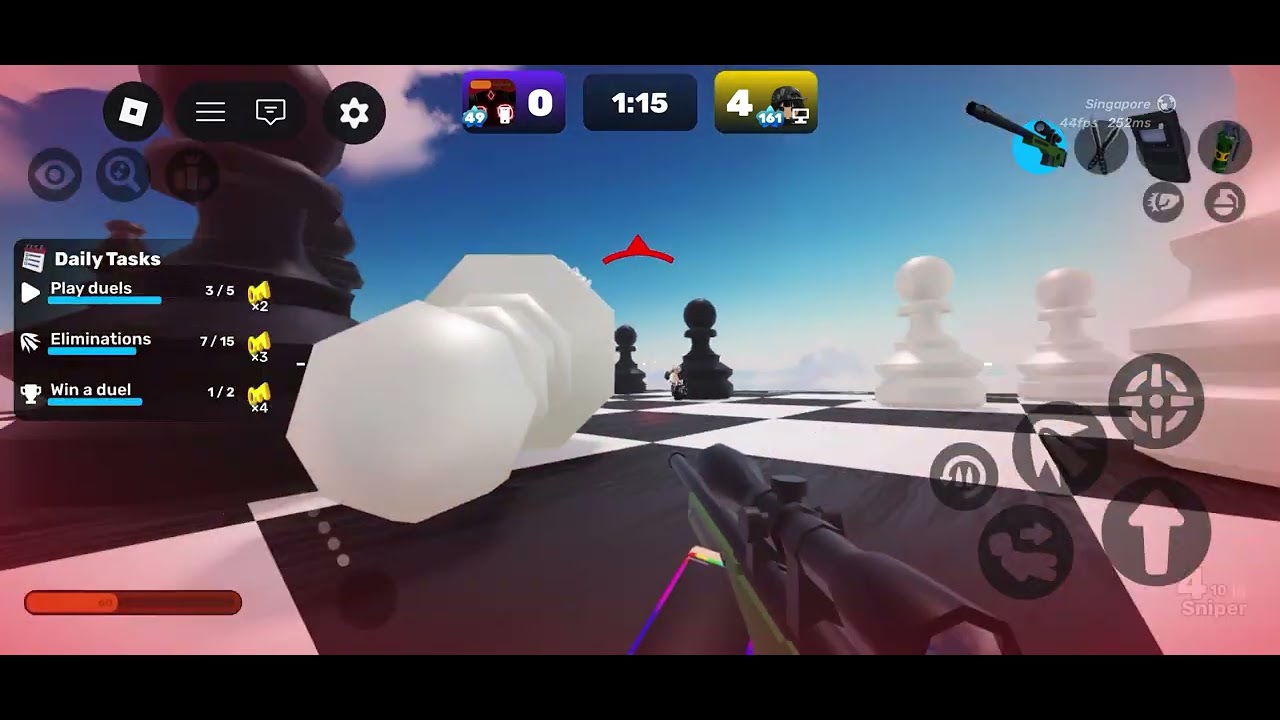 Playing rivals Roblox 