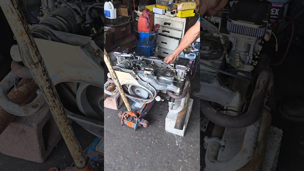 VW 1600cc Type 3 squareback engine with Dual Weber Carbs 