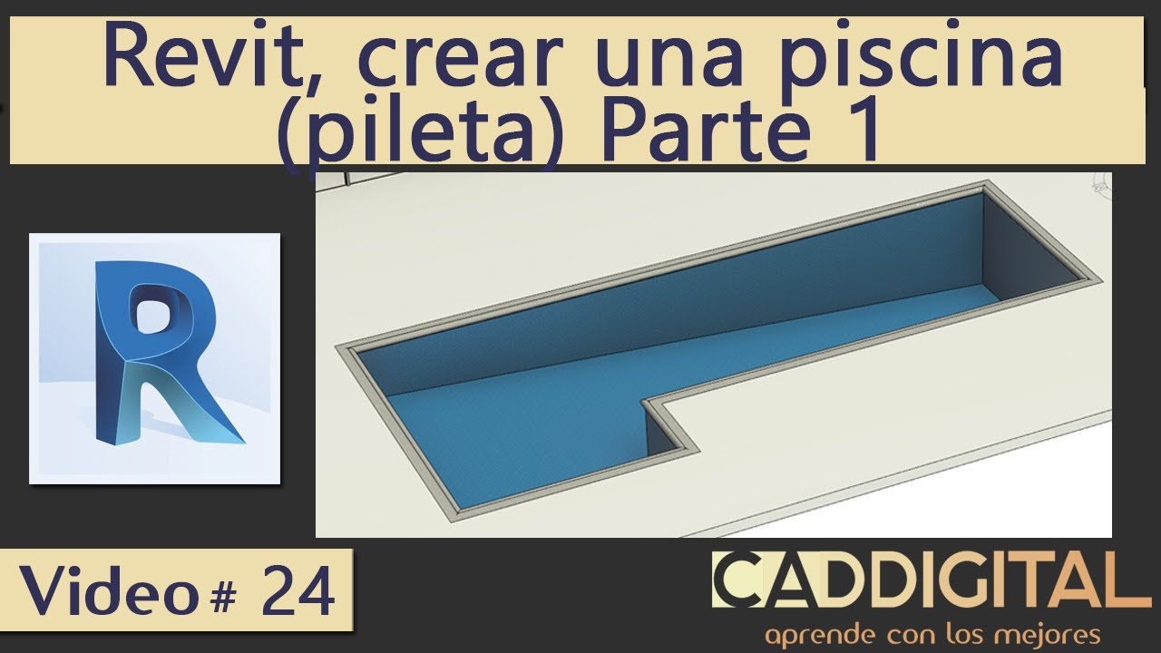 Revit, crear una piscina pileta parte 1