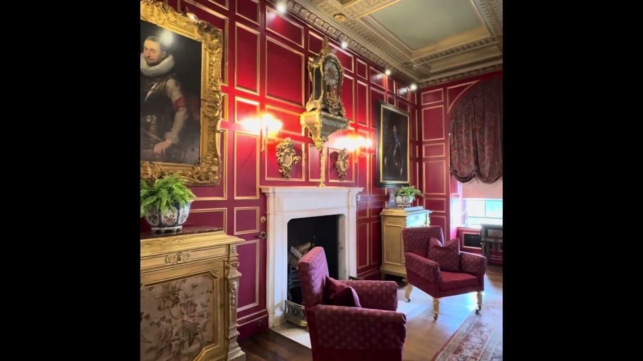 Red drawing room #stateroom #warwickcastle #uk #history #trending #short #shorts #ytshorts #art