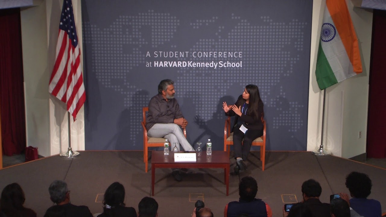 SS Rajamouli at Harvard I India Conference 2019 I In conversation with Dhanya Rajendran