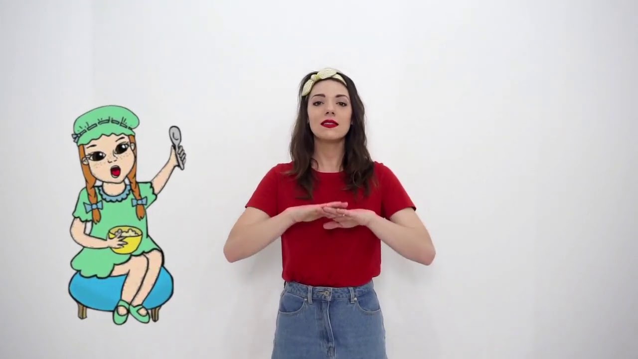 Little Miss Muffet | Auslan  Sing and Sign | Songs for Children | Nursery Rhymes | hey dee ho