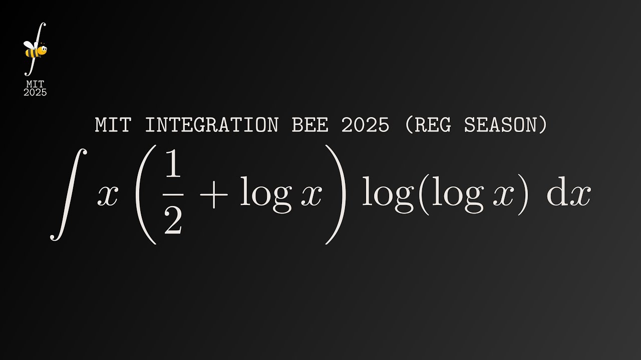 MIT Integration Bee 2025 Regular Season Q09: Integral of a ln(ln(x))