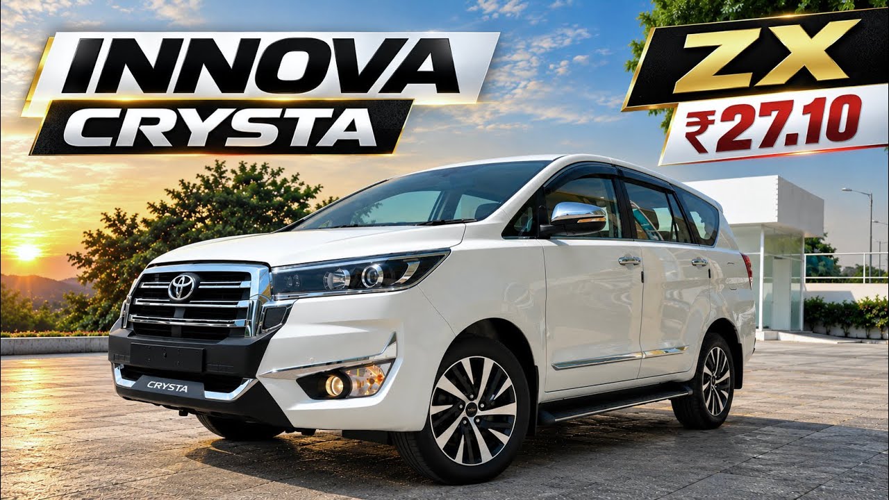Toyota Innova Crysta ZX 2026 🔥 ₹27.10 लाख | Full Features, Interior & Exterior Walkaround