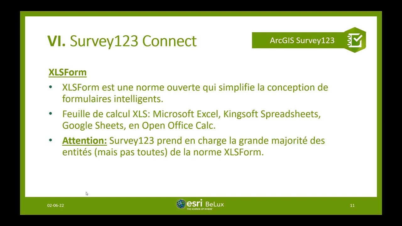 Survey123 – Conception avancée de formulaires intelligents
