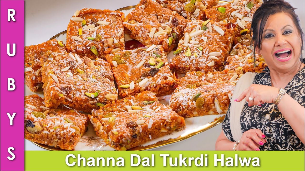 Much Requested! Channa Dal Tukdri Halwa Recipe in Urdu Hindi - RKK