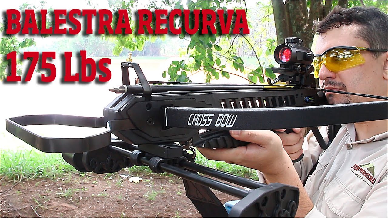 Teste de Tiro com Balestra Recurva de 175 Lbs MK XB21BK - Ventureshop