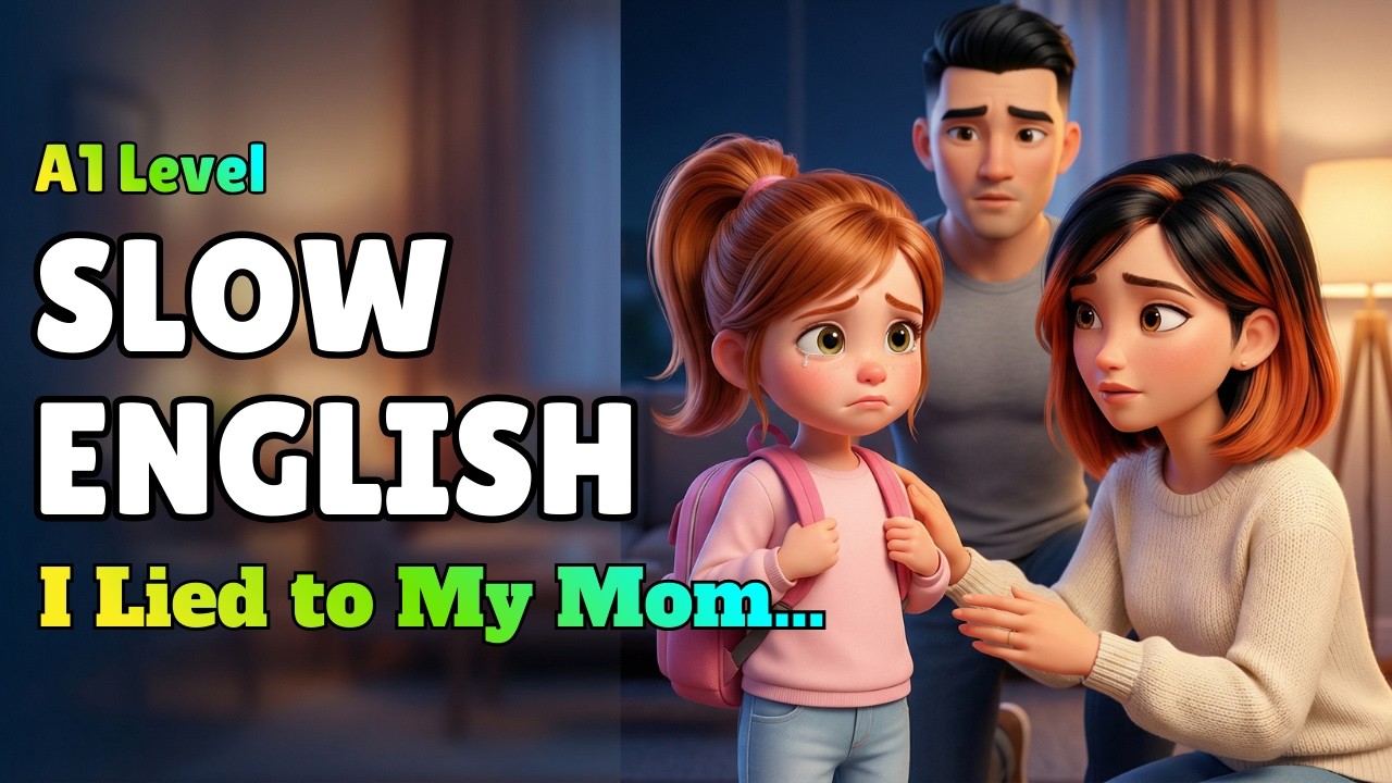 I Lied to My Mom… | Easy English Story for Beginners (A1 Level)