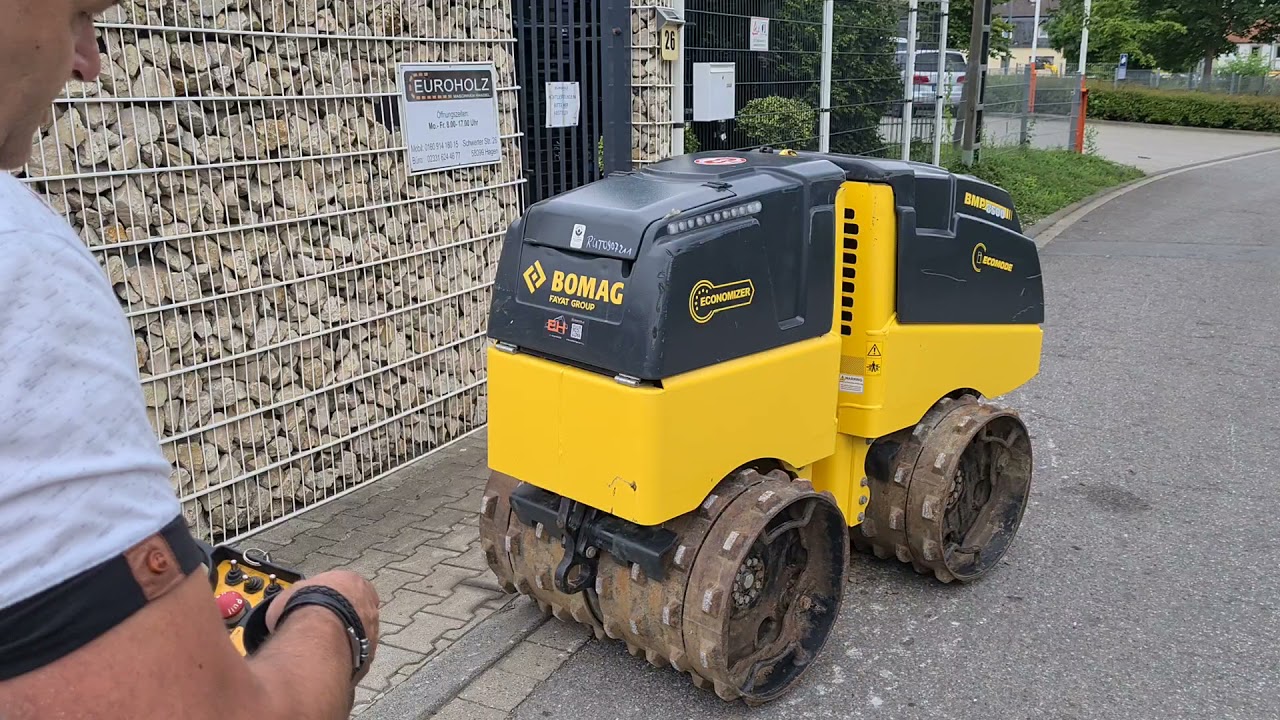 BOMAG BMP 8500 ECOMODE nur 63 Bh Fernbedienung Top
