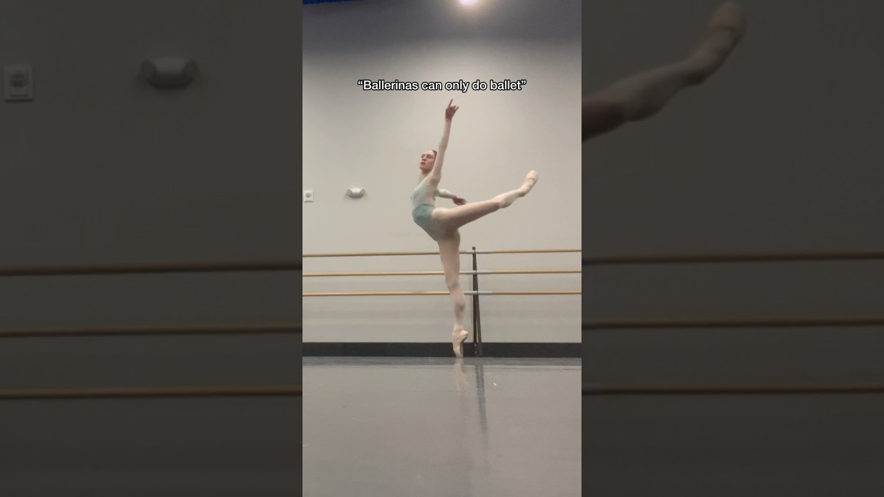 Ballerinas CAN'T do ANY other styles of DANCE?!🩰👠👟👞🧦    #shorts #ballet #dance #short