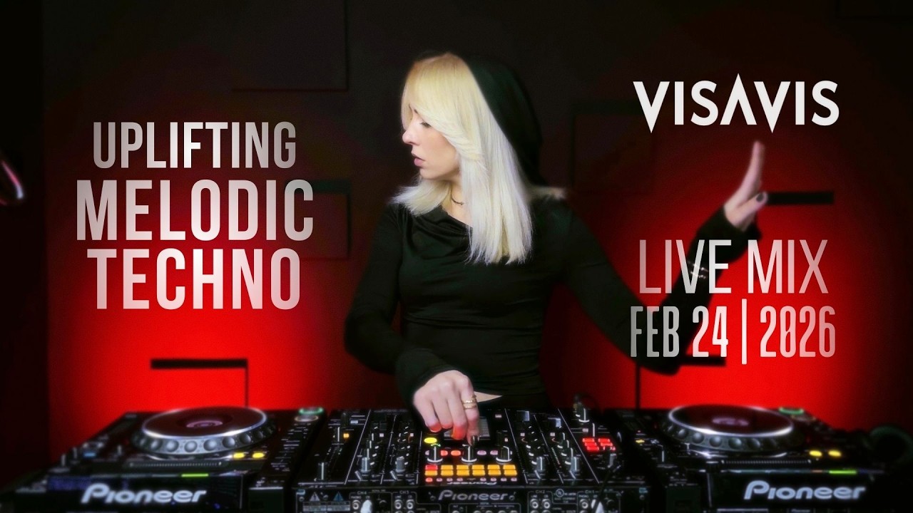 LIVE: Uplifting Melodic Techno Live DJ Set | Visavis DJ | Feb 24 2026 #Shorts