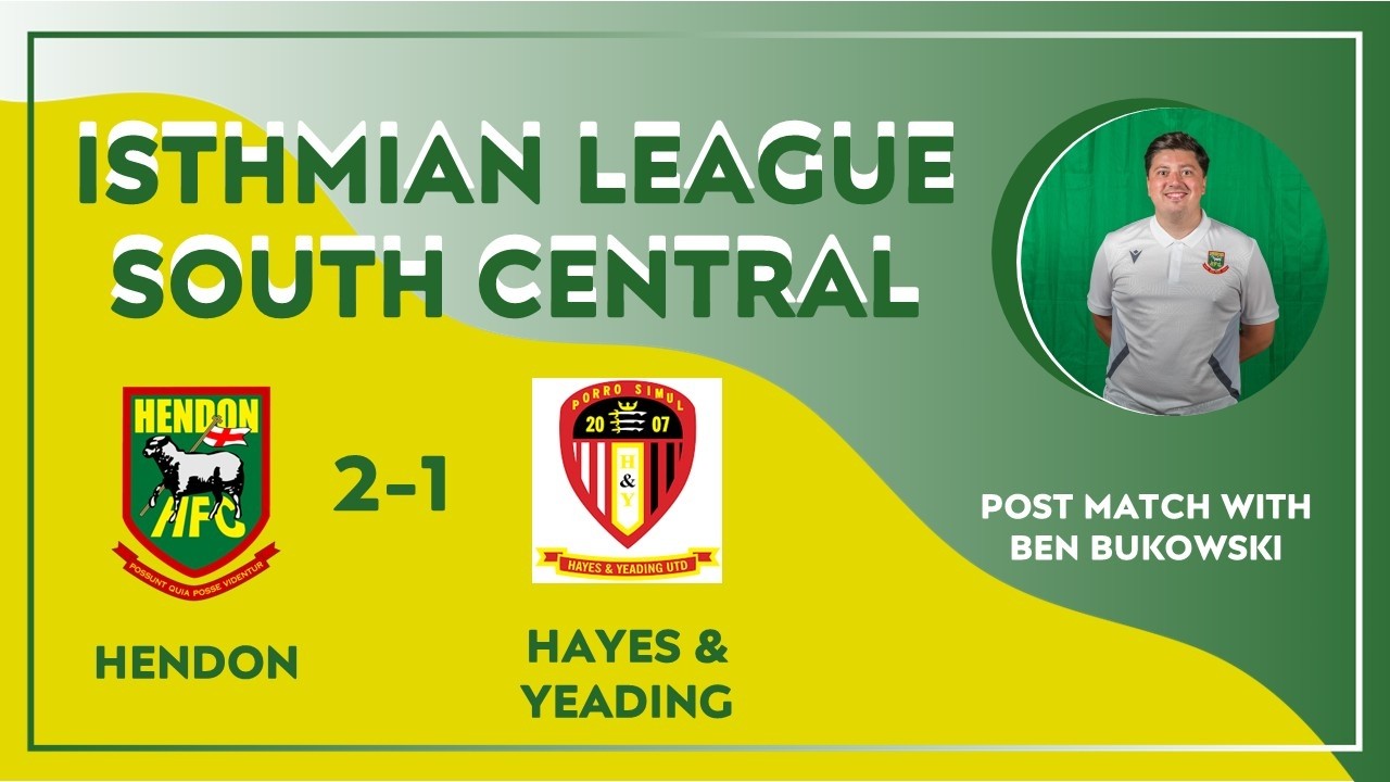 Ben post match thoughts v HAYES & YEADING - 7 March 2026