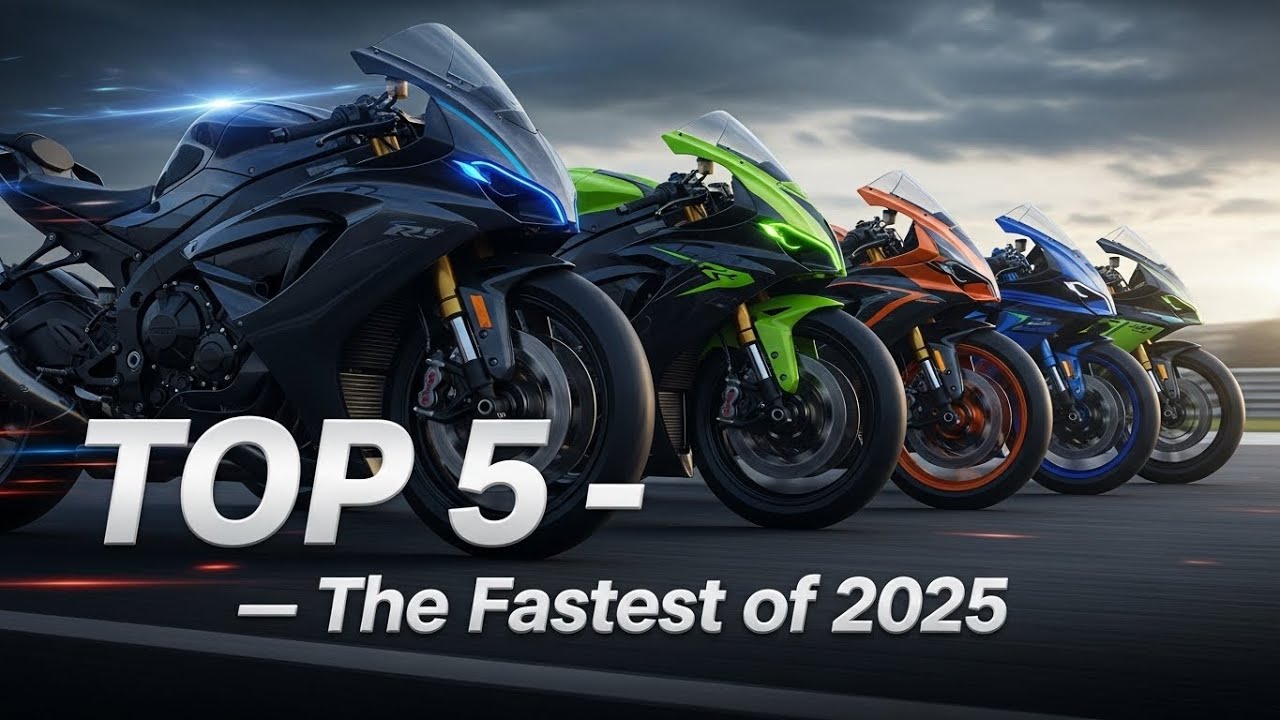 TOP 5 Motos Mais Rápidas de 2025 – Velocidades ABSURDAS! A Nº1 Vai Te Surpreender!