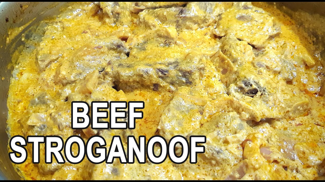 HOW TO COOK BEEF STROGANOFF PINOY STYLE