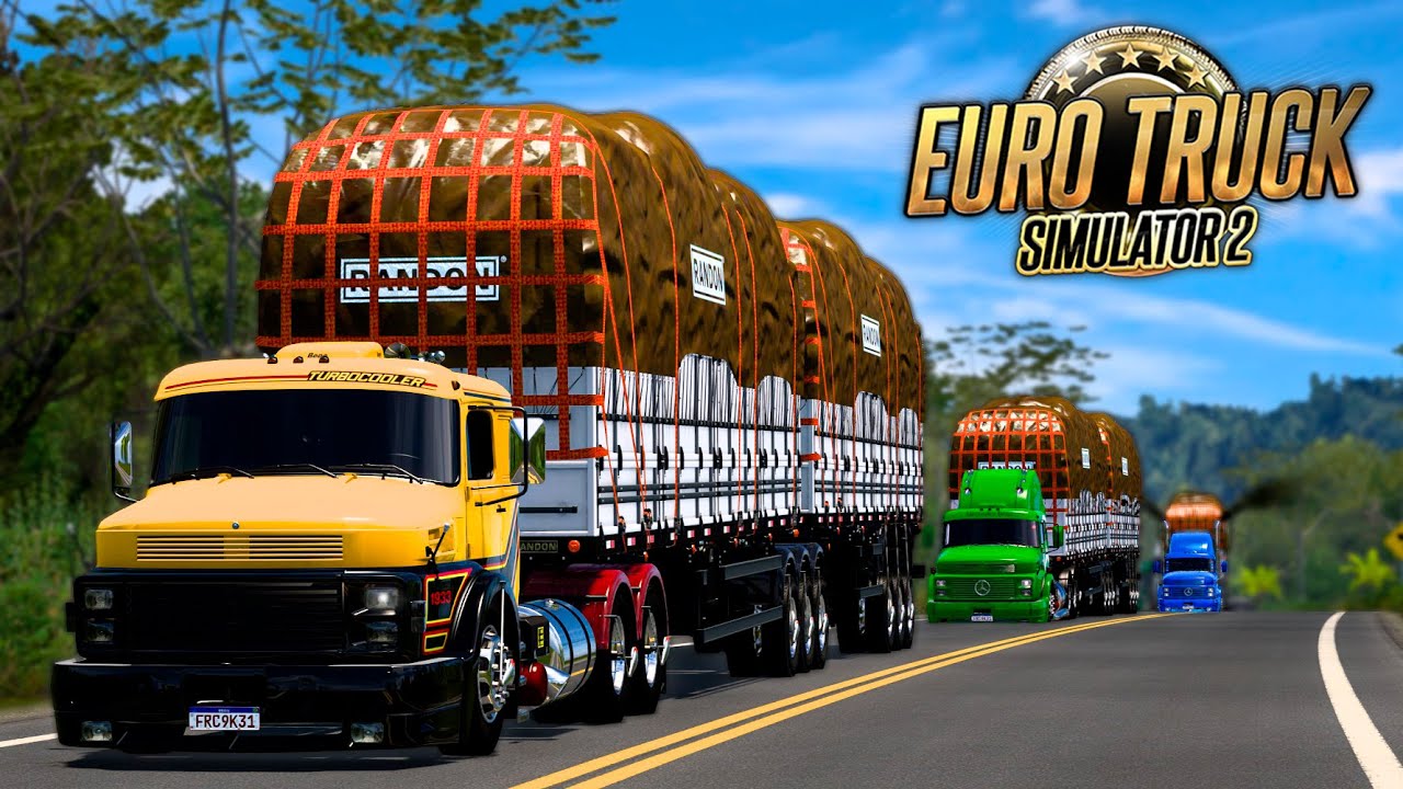 COMBOIO DE TEREZONA CARREGADO COM 60 TONELADAS NO BITREM! - EURO TRUCK SIMULATOR 2