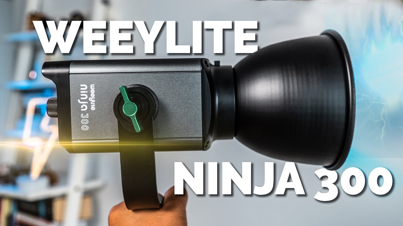 The Best Small and Portable Budget LED Spotlight for Video? | Weeylite Ninja 300 Review