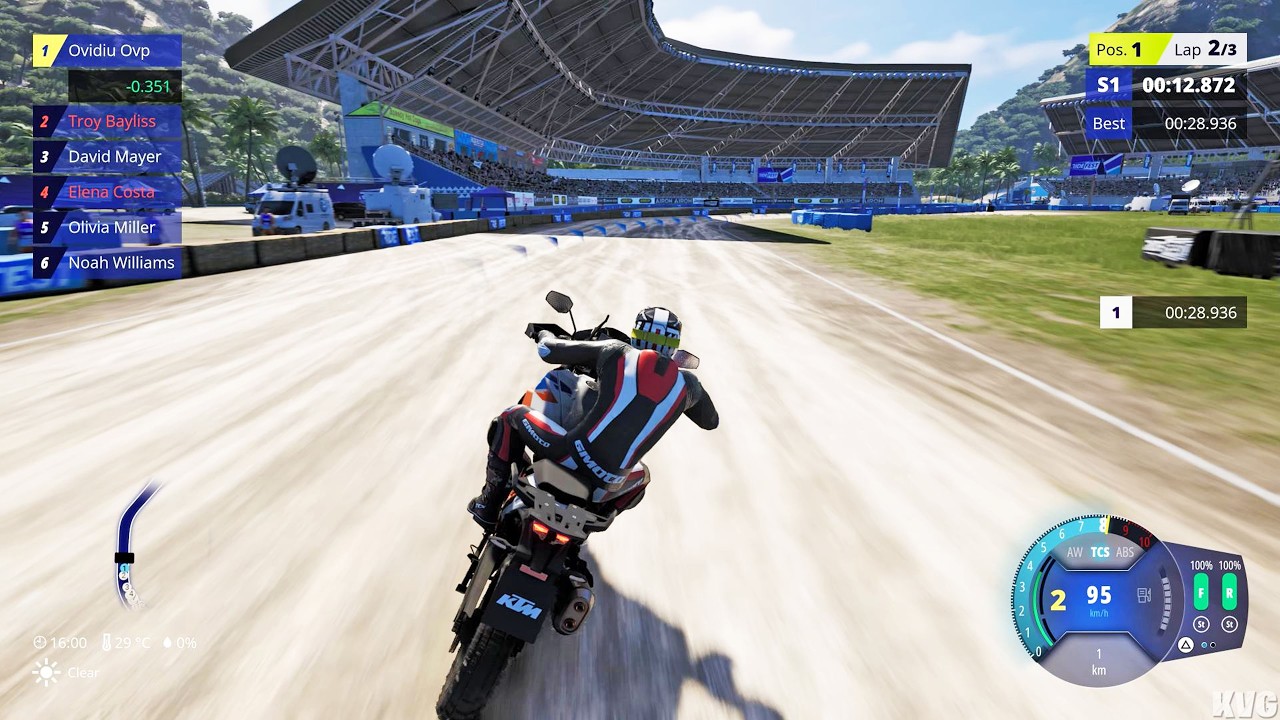RIDE 6 - Blue Wave Enduro (Trioval Course) - Gameplay (PS5 UHD) [4K60FPS]