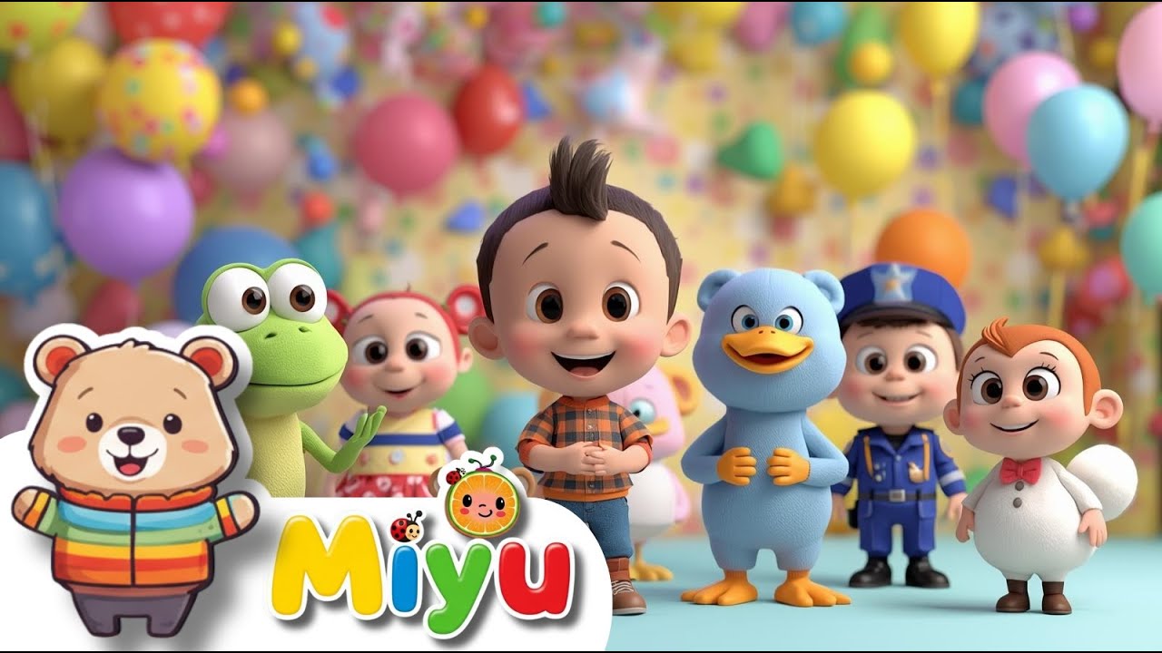 🎵 ¡APRENDE Y CANTA CON ESTAS CANCIONES INFANTILES DIVERTIDAS! 🌟 Canciones Infantiles - Miyu