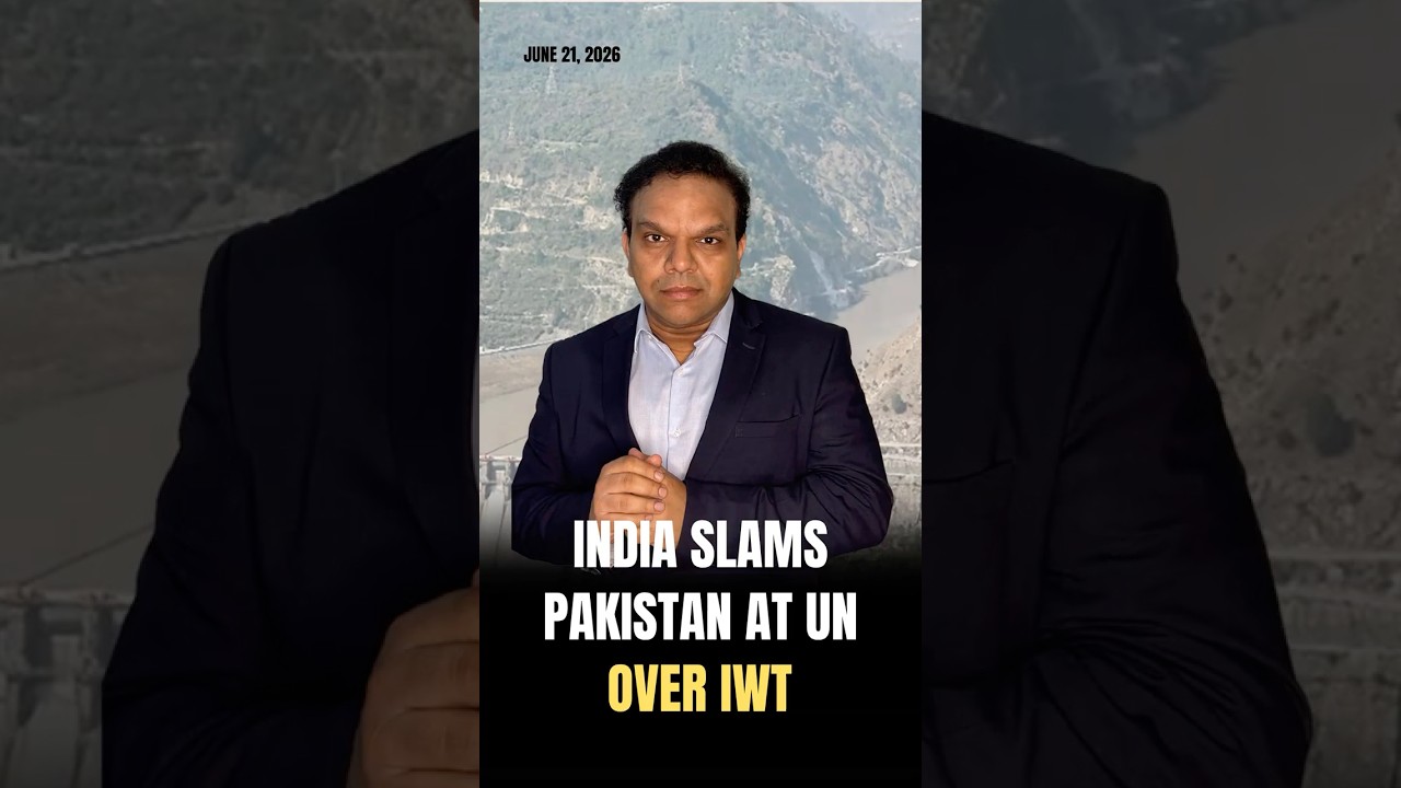 India Slams Pakistan at UN Over Indus Waters Treaty #india #pakistan #induswatertreaty #induswater