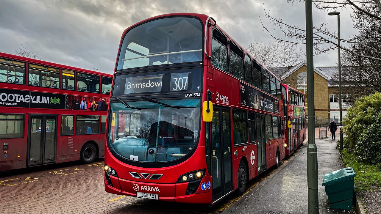 Transfer | Arriva London Bus Route 307 Wright Gemini 2 VDL DB300 DW334