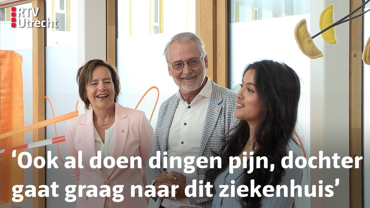 Prinses Máxima Centrum viert eerste vijf jaar: 'Ik lag hier, maar ook: ik sta nog' | RTV Utrecht