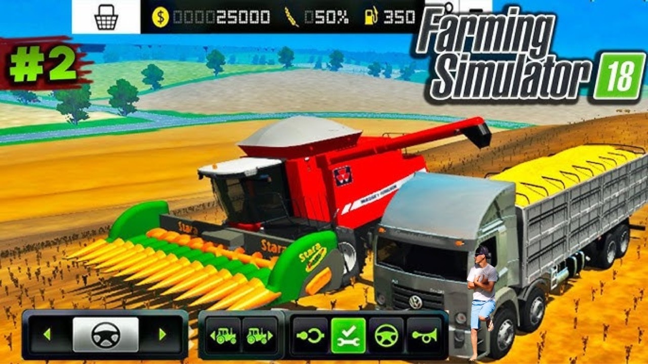 FS 18  DIA   DA  COLHEITA  AO VIVO NO PC JOGANDO NO CONTROLE GÉNERICO DO PS2