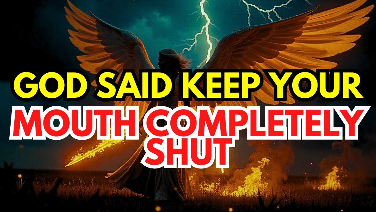 Chosen Ones, This Instruction Is Clear – Hold Your Tongue | This Is Not the Time To Talk