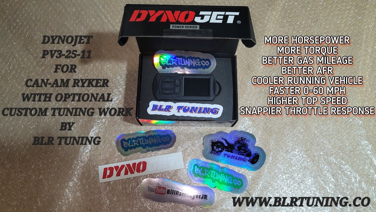 BLR TUNING CUSTOM TUNE AND DYNOJET PV3 FOR RYKER NOW AVAILABLE ON OUR WEBSITE