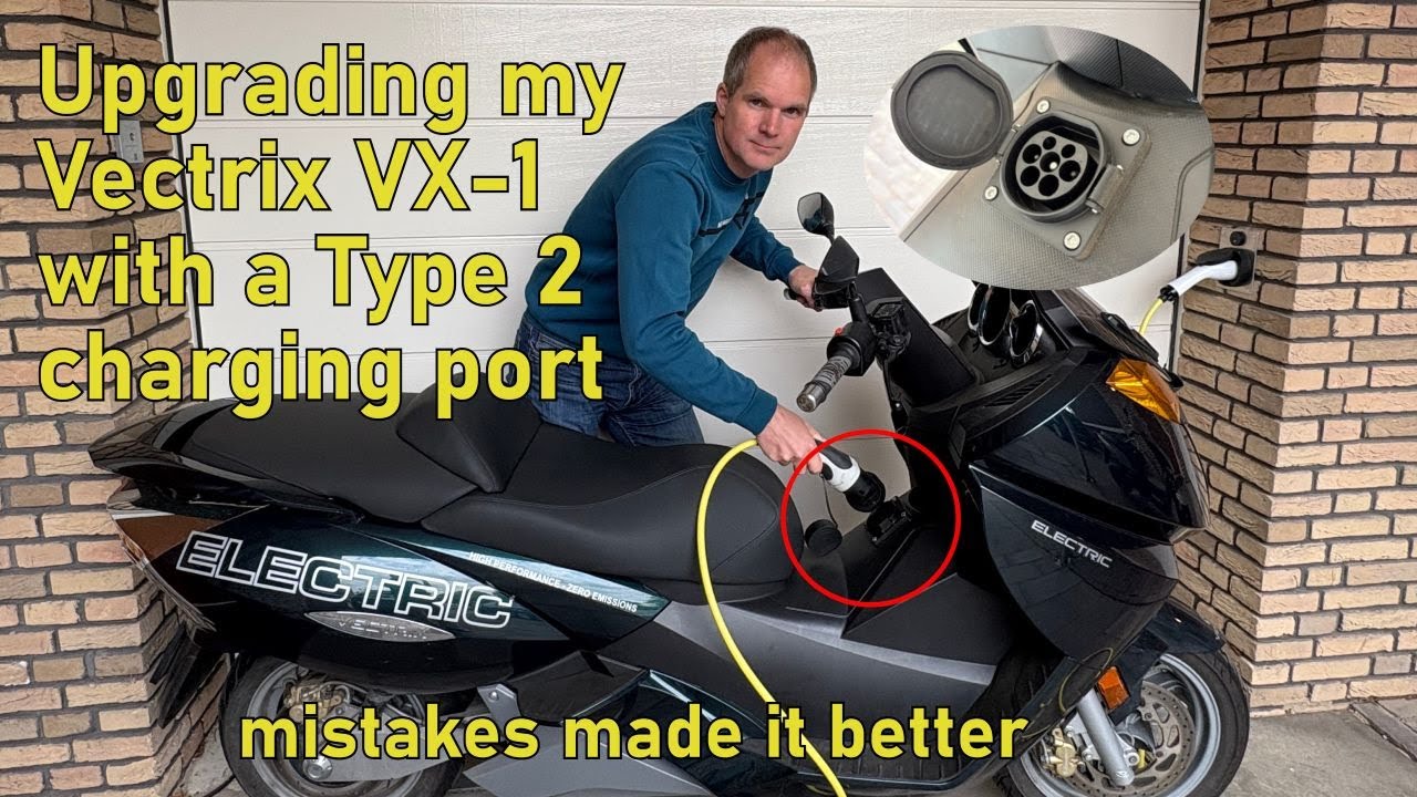 Upgrading my Vectrix-VX-1 with a type 2 charging port