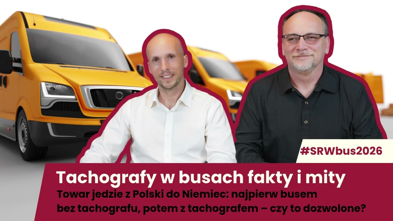 Tachografy w busach cz. VI: Towar z Polski do Niemiec – najpierw bez, potem z tachografem. Legalne?