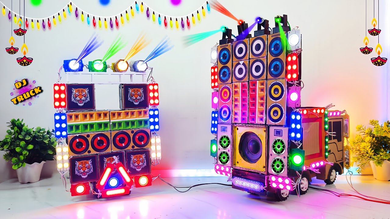 Mini DJ Truck Making | New Mini DJ Eicher | At-Home DIY DJ Gadi Project | DJ Kese Banaye | DJ Toy
