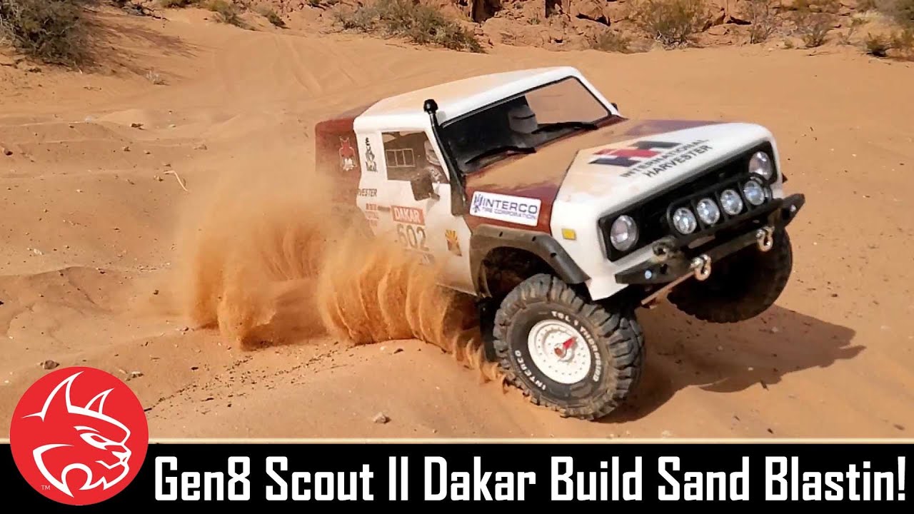 Sand Blasting! Redcat Racing Gen8 Scout II Custom Dakar Build Off-Road Action