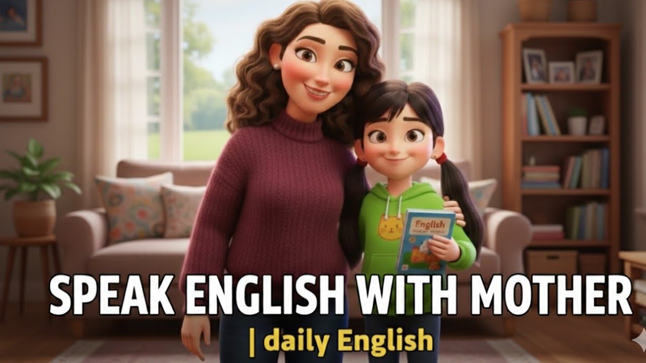 English with Mother at Home | Easy Daily Life Spoken English Practice for Beginners