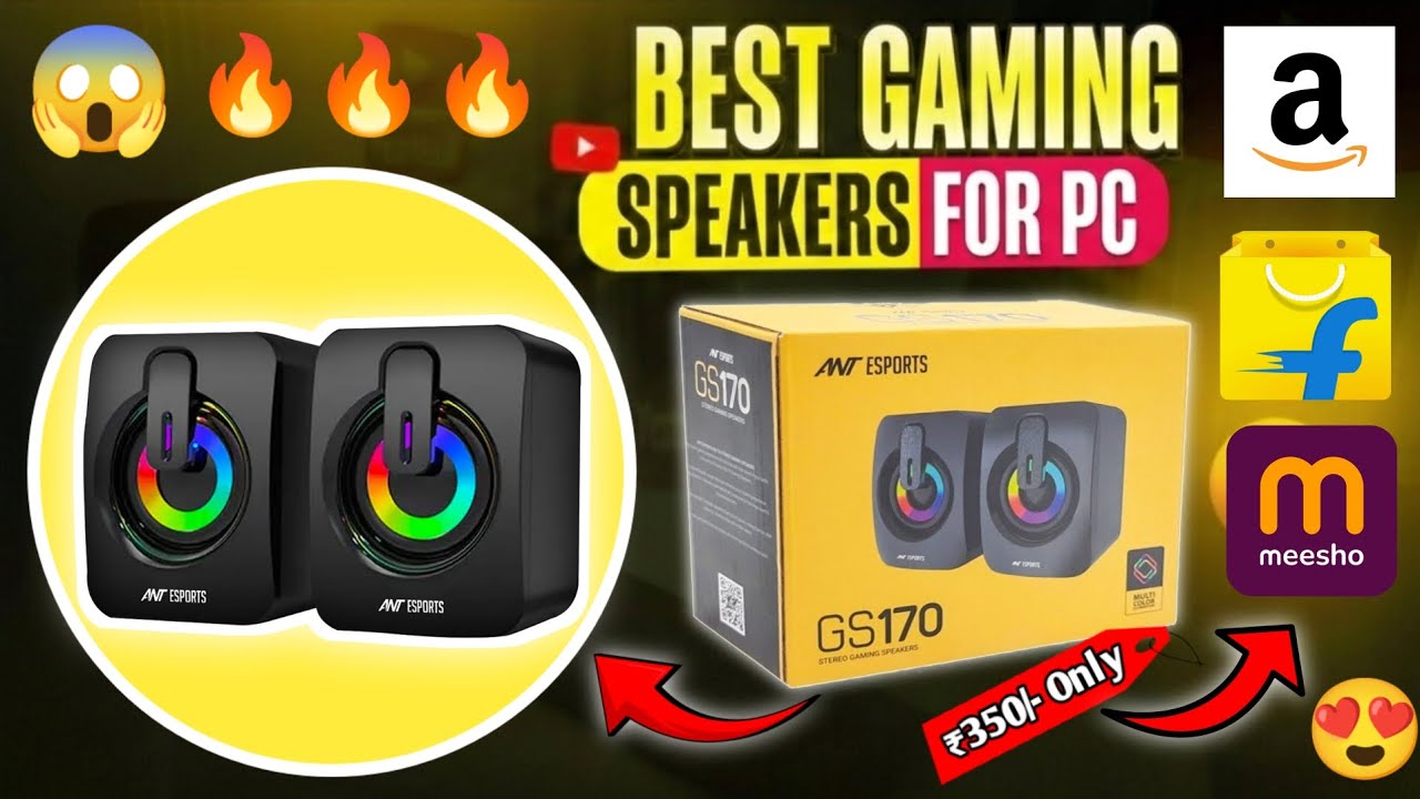 Best Budget Gaming Speakers For PC/Laptop ⚡|| Ant Esports GS170 || Unboxing and Review || BMT🔥😱