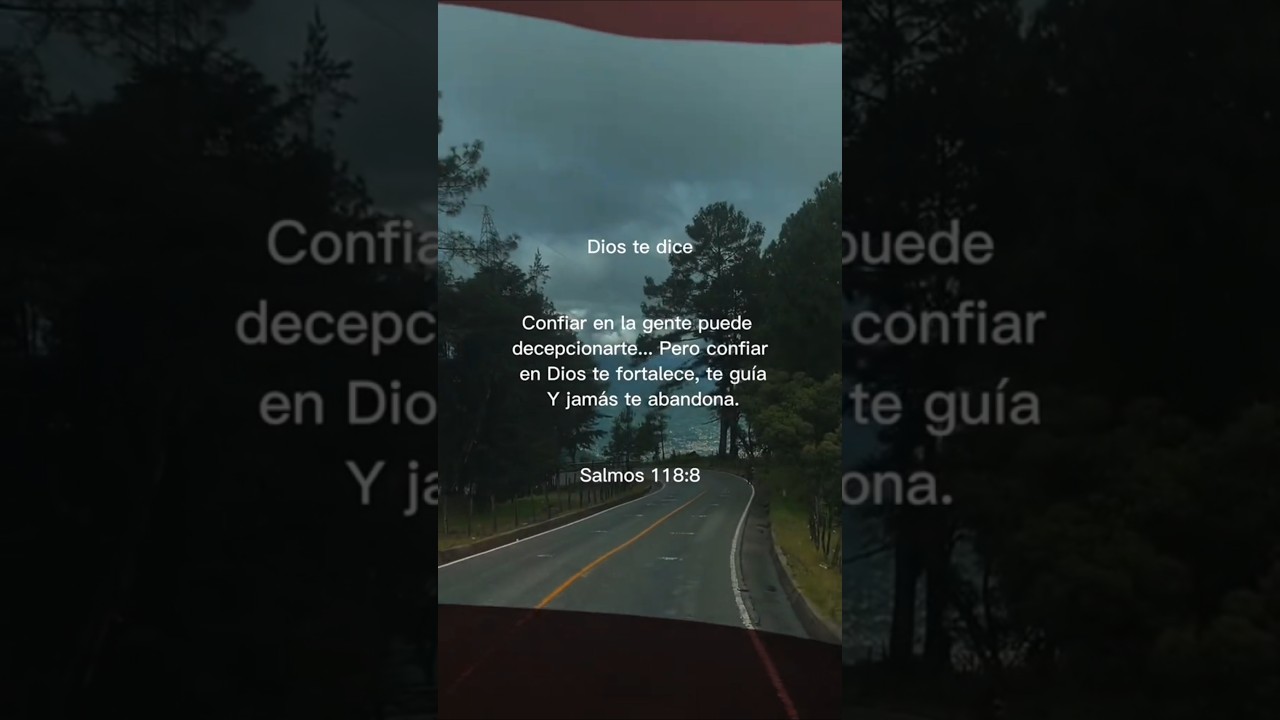 confiar en Dios te fortalece