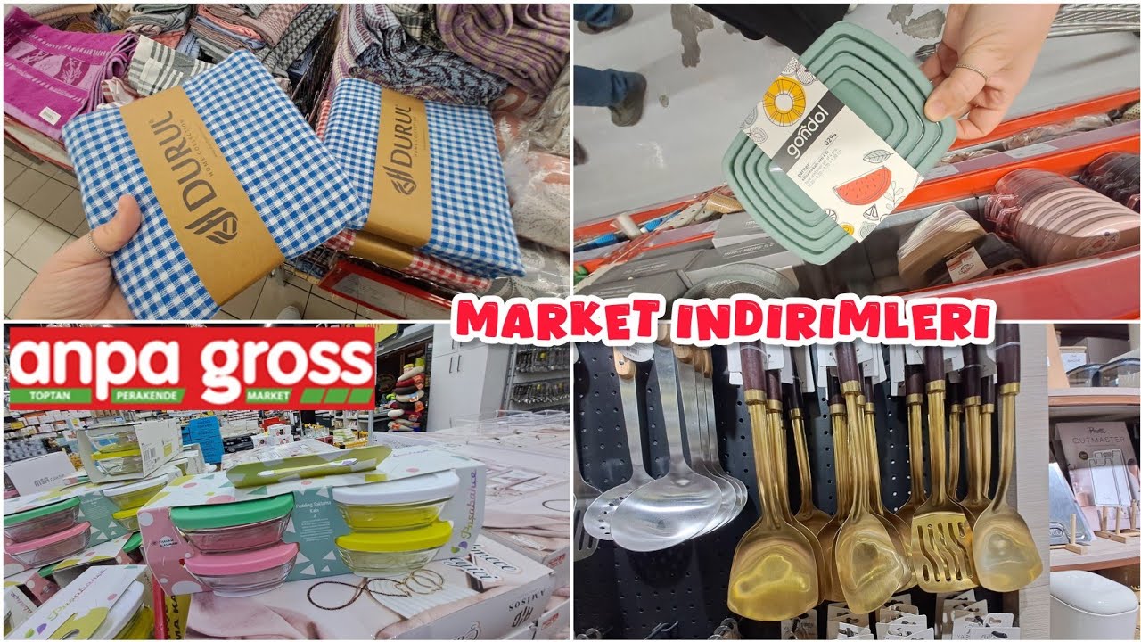 Anpa gross market indirimleri | çeyiz alışverişi | market alışverişi 