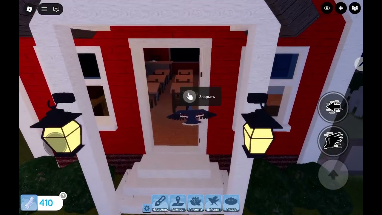 Я стал птицей в ROBLOX 