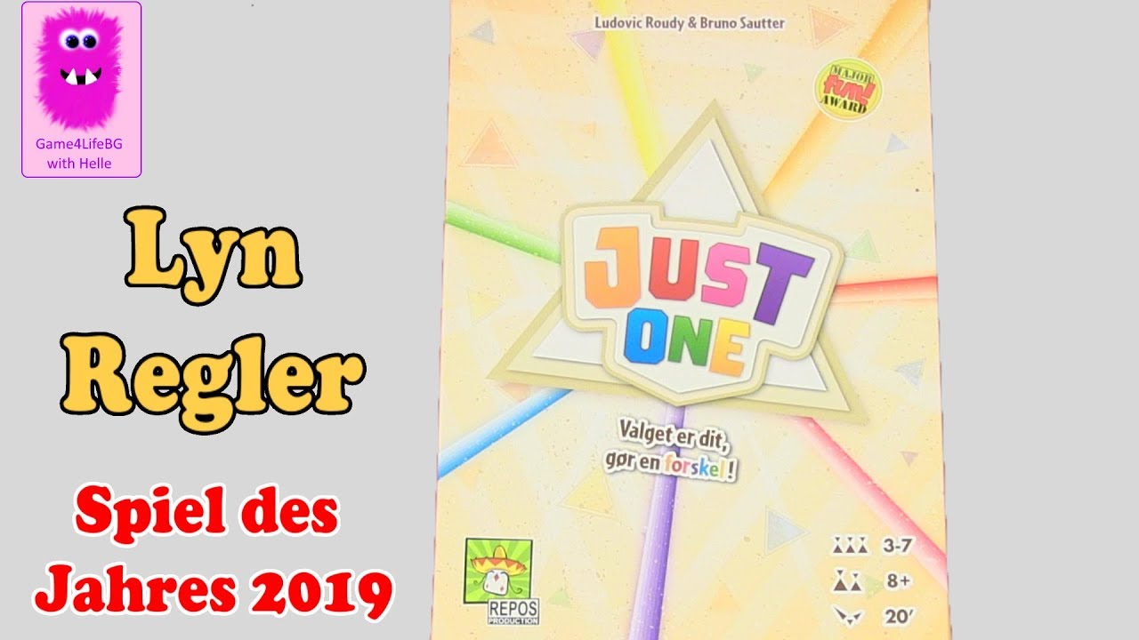 Just One, Lyn Regler (In Danish, #selskabsspil #familiespil #spielDesJahres #Regler Hvordan Spilles)