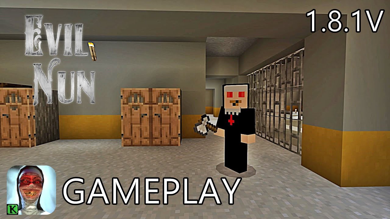EVIL NUN 1 MINECRAFT GAMEPLAY