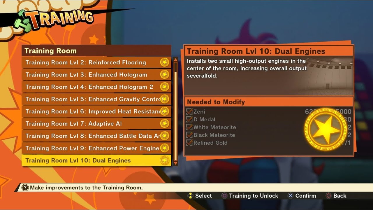 DBZ Kakarot DLC 2 Part 57 | ALL TRAINING ROOM UNLOCKS and SKILLS
