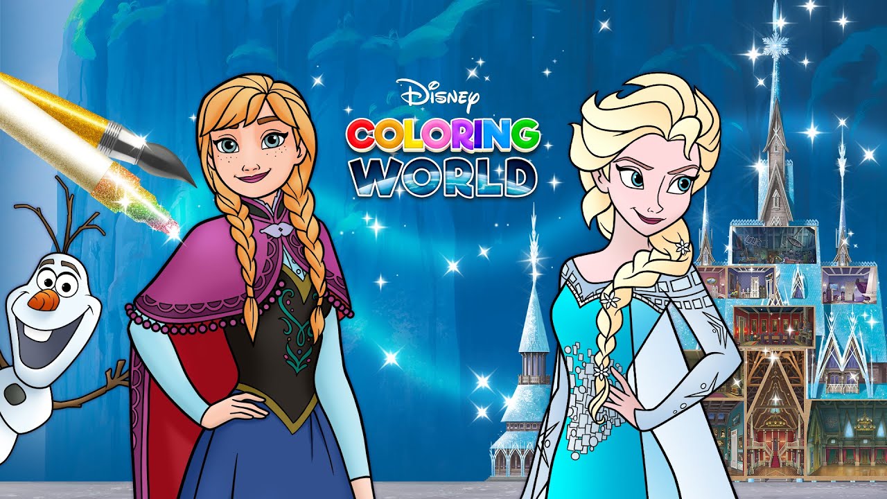 Disney Coloring World's Frozen 2 Playset