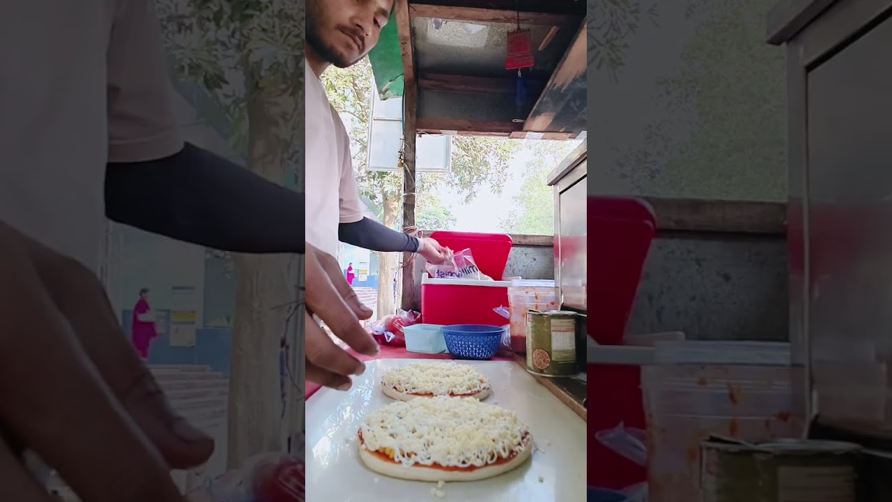 Corn #cheese#pizza#pizzapie #viral #vidio 