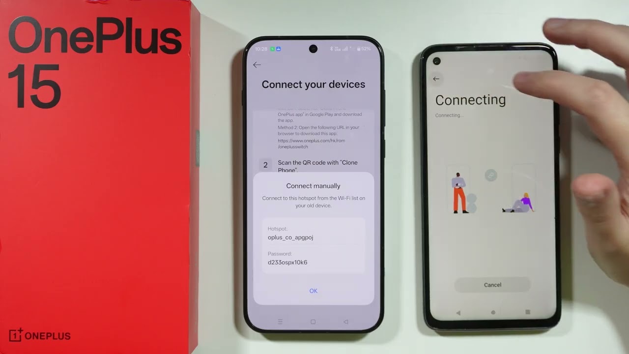 OnePlus 15: как перенести данные со старого телефона (скопировать файлы с другого устройства)
